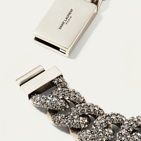 SAINT LAURENT CRYSTAL CHAIN - Picture 4 of 4